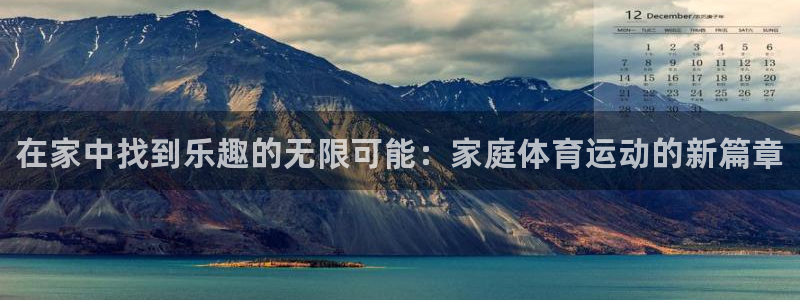 德国一竞技官方正版app集团：在家中找到乐趣的无限可能：家庭