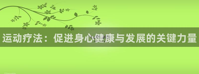 一竞技官方正版app官网：运动疗法：促进身心健康与发