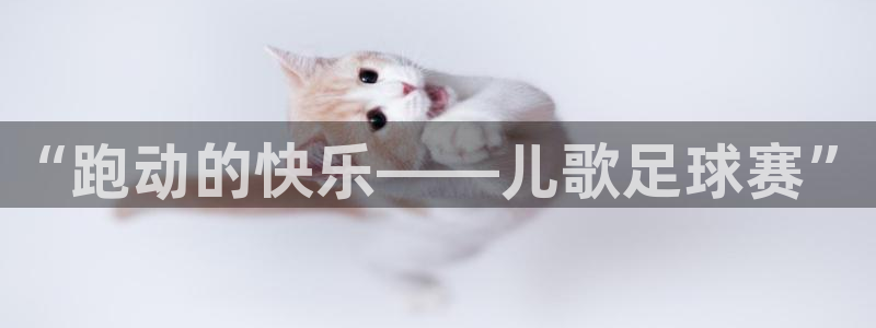 一竞技官方正版app集团官网首页：“跑动的快乐——儿歌足球赛